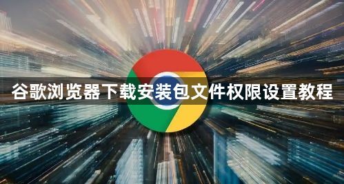 谷歌浏览器下载安装包文件权限设置教程1