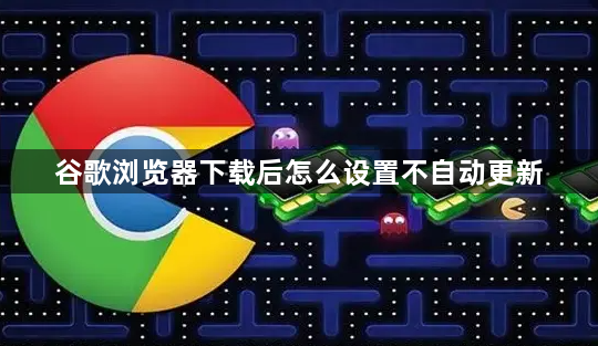 谷歌浏览器下载后怎么设置不自动更新1