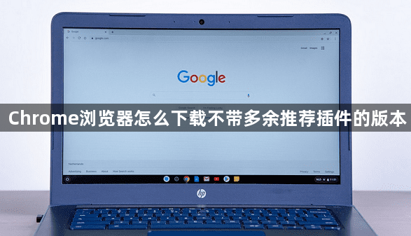 Chrome浏览器怎么下载不带多余推荐插件的版本1
