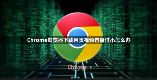 Chrome浏览器下载网页视频音量过小怎么办1