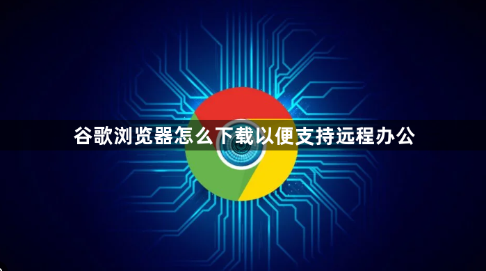 谷歌浏览器怎么下载以便支持远程办公1