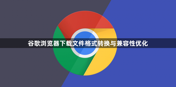 谷歌浏览器下载文件格式转换与兼容性优化1