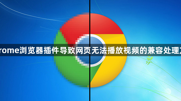 Chrome浏览器插件导致网页无法播放视频的兼容处理方式1