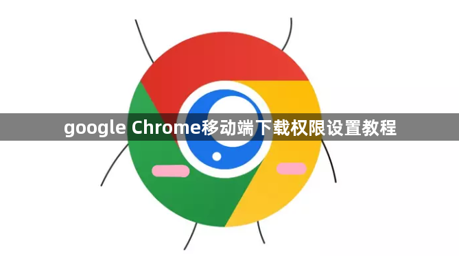 google Chrome移动端下载权限设置教程1
