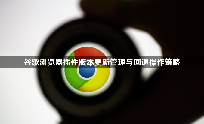 谷歌浏览器插件版本更新管理与回退操作策略1