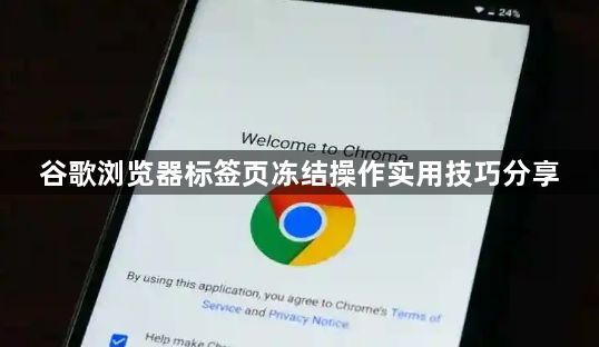 谷歌浏览器标签页冻结操作实用技巧分享1