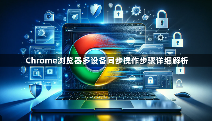 Chrome浏览器多设备同步操作步骤详细解析1