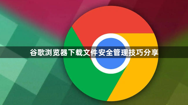 谷歌浏览器下载文件安全管理技巧分享1