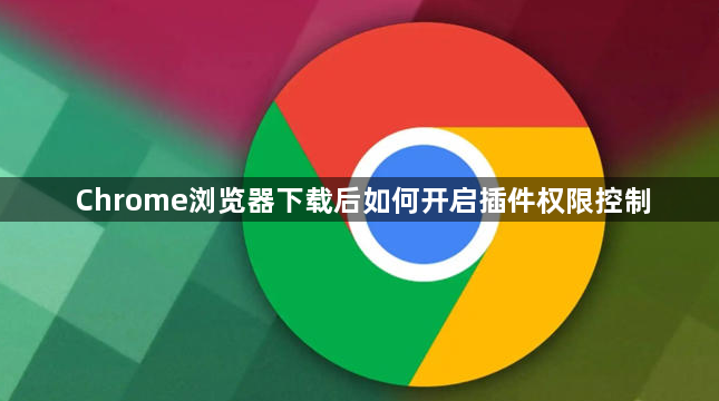 Chrome浏览器下载后如何开启插件权限控制1